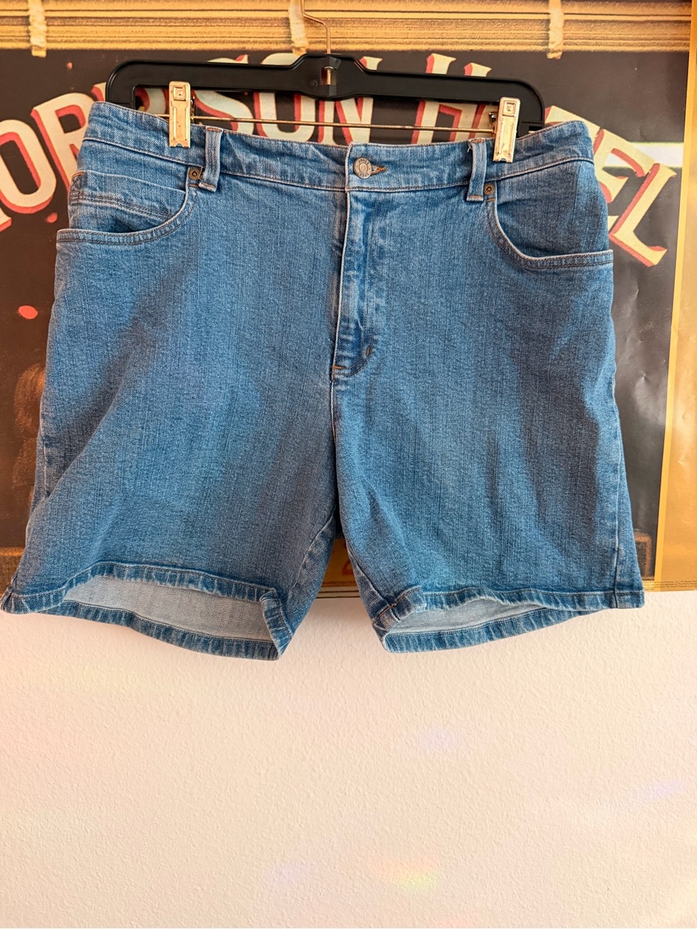 Jones New York Classic Blue Denim Jean Shorts
